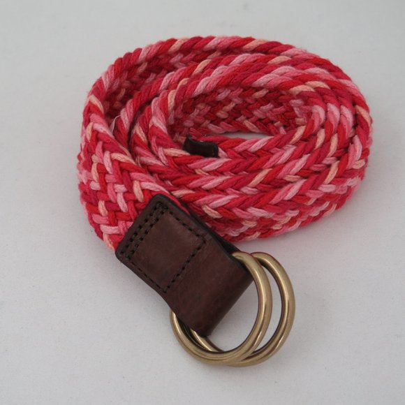 MULTI D-RING WOVEN BRIADED BELT - Picture 3 of 5